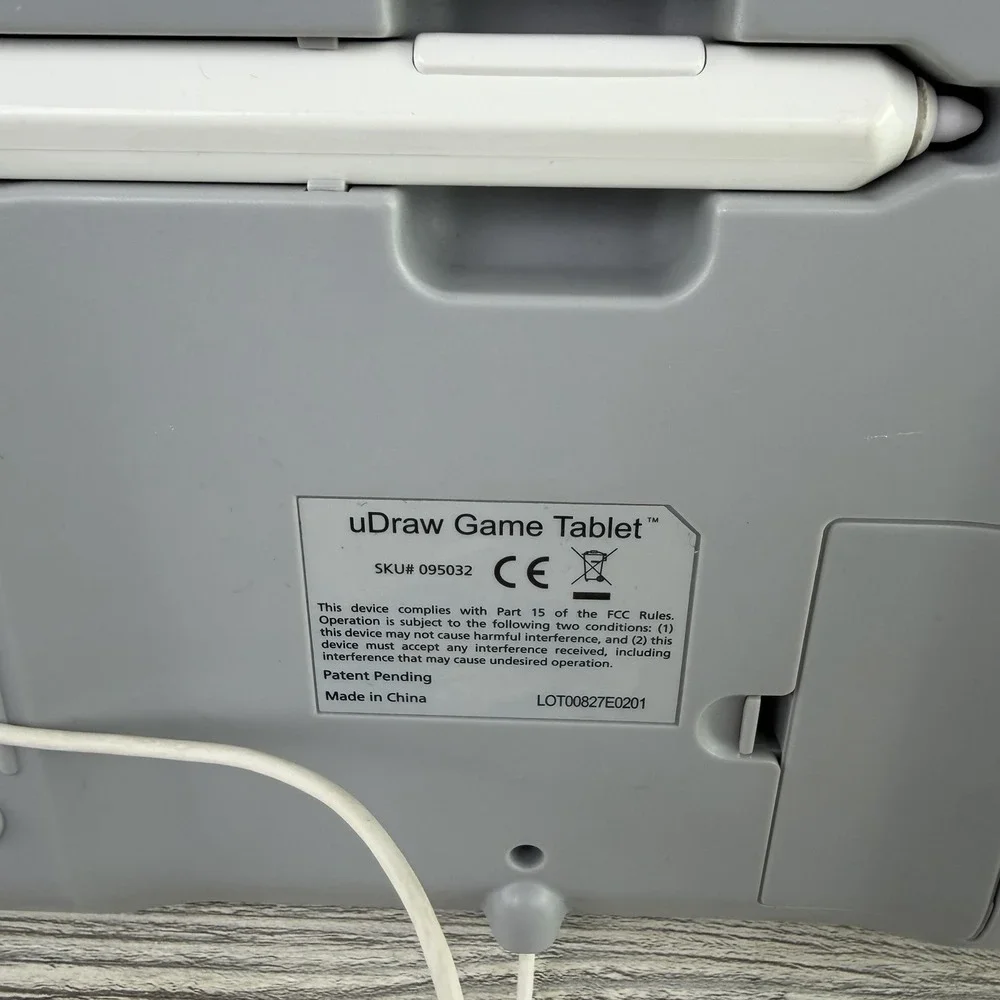 Nintendo Wii uDraw Tablet Game Bundle Tested And Working